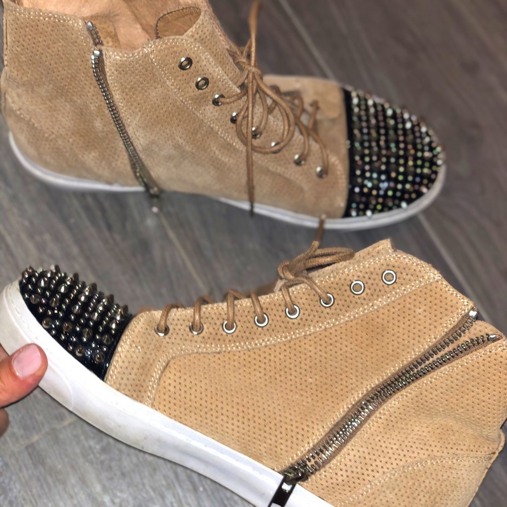 Jeffrey Campbell sz 8.5 Genuine Leather Sneakers